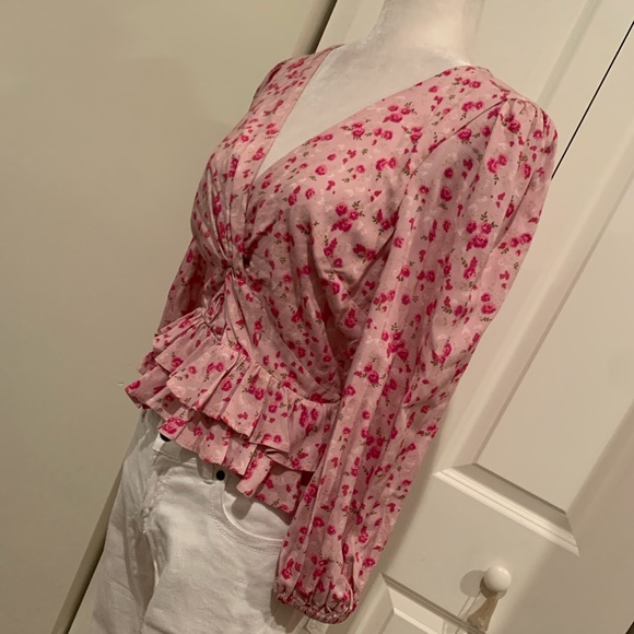 Majorelle Chrissa Top In Mauve Ditsy - Picture 4 of 6